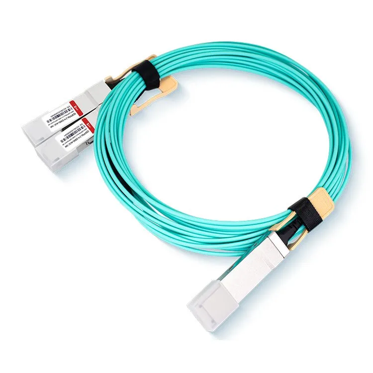 Cabo breakout AOC QSFP56 200G para 2X100G